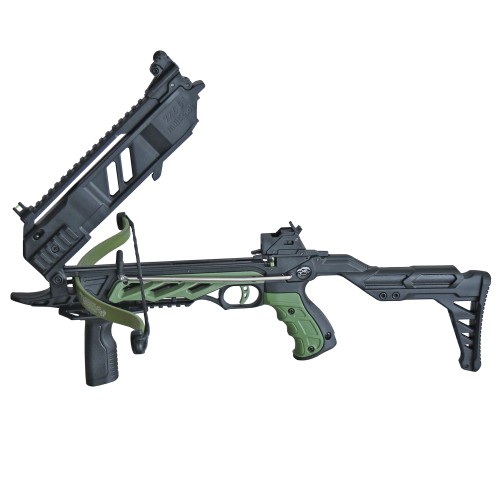 Preview: Buchner, pistol crossbow, model Sobek, 80 lbs, 7 aluminum arrows